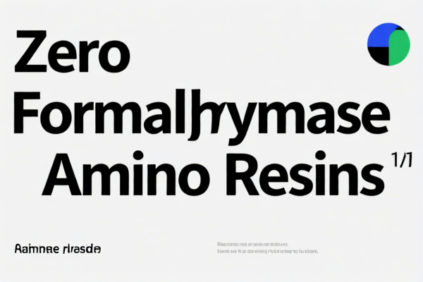 Image for Zero Formaldehyde Amino Resins
