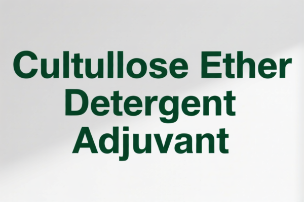 Cellulose Ether Detergent Adjuvant