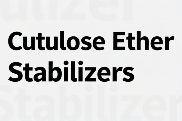 Cellulose Ether Stabilizers