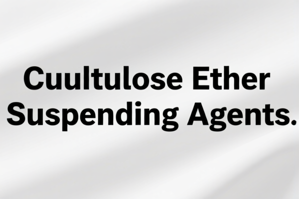 Cellulose Ether Suspending Agents