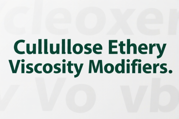 Cellulose Ether Viscosity Modifiers