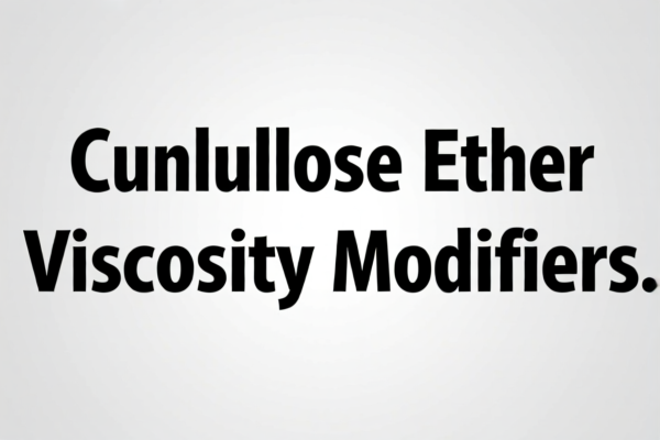 Cellulose Ether Viscosity Modifiers