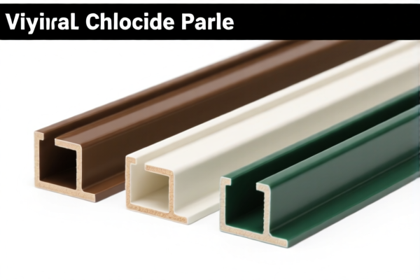 Unworked vinyl chloride railing profiles