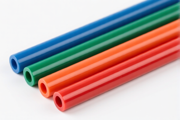 Vinyl chloride rods, cross