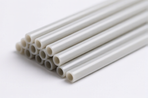Unworked plastic rods (cross