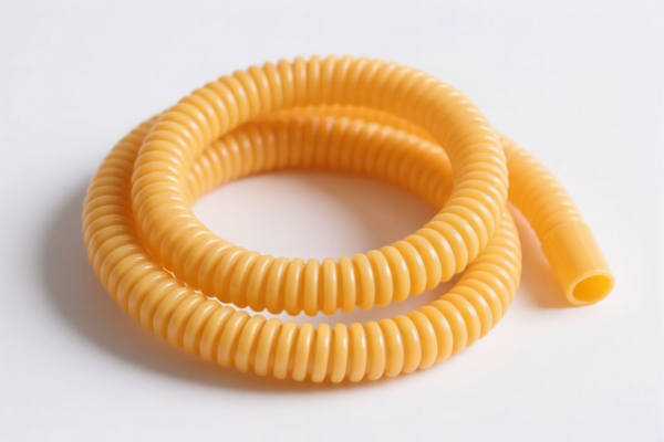 Coiled plastic tubes