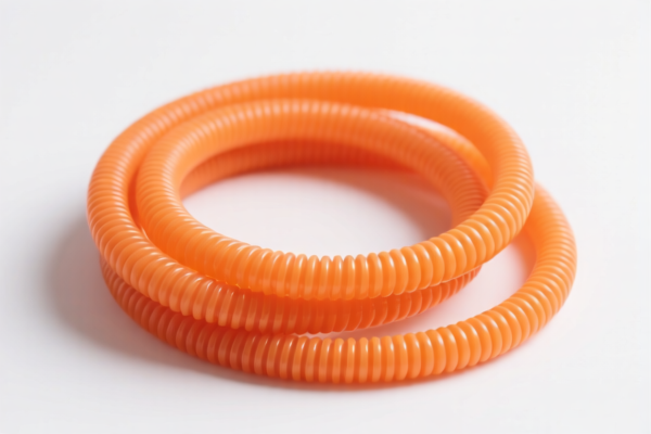 Coiled plastic tubes
