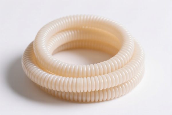 Coiled plastic tubes