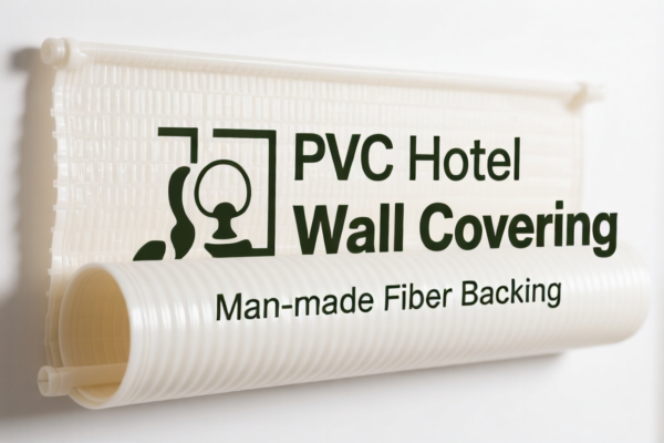 PVC Hotel Wall Covering with Man