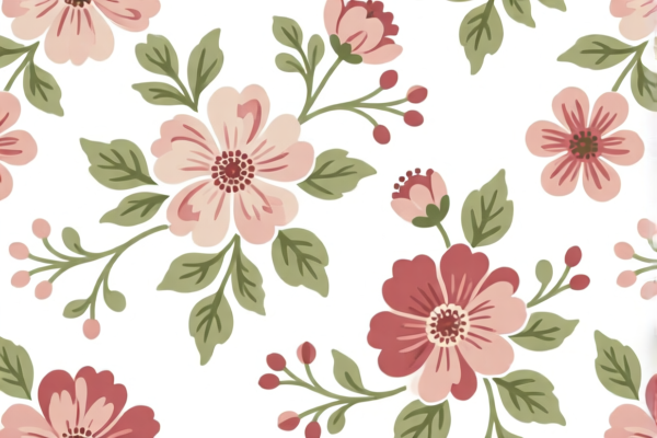 Image for Self Adhesive PVC Floral Pattern Wall Film