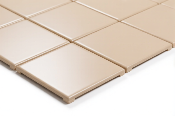 Other plastic floor coverings in tiles