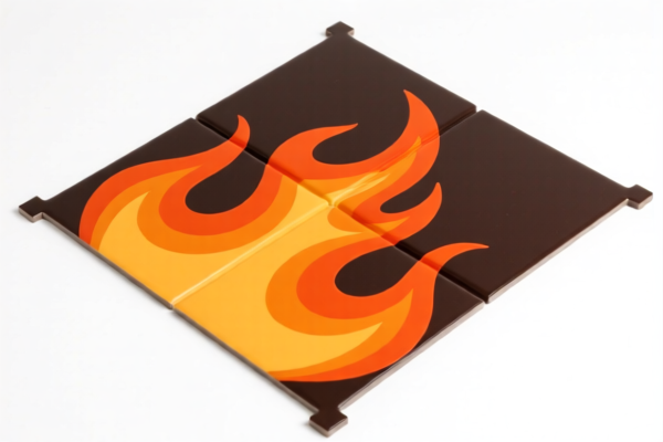 Image for Other plastic floor coverings in tiles Flame Retardant