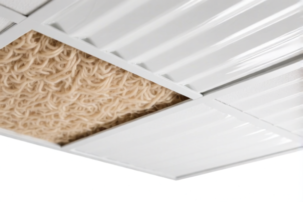 Image for Plastic Ceiling Coverings with Man Made Fiber Backing