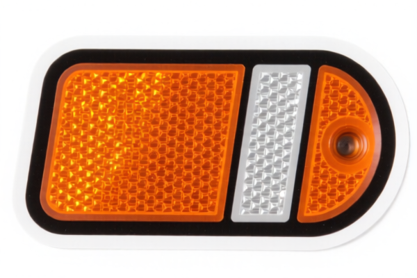 Image for Reflectorized Plastic Reflector Sticker