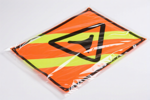 Image for Reflectorized Warning Plastic Sheet