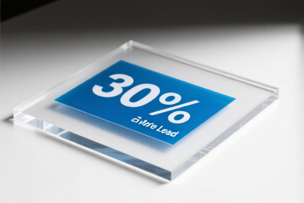 Image for Acrylic Transparent Sheet Containing 30% or More Lead