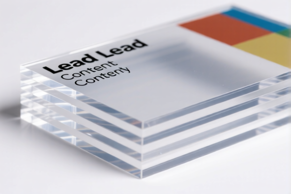 Image for High Lead Content Acrylic Transparent Sheet