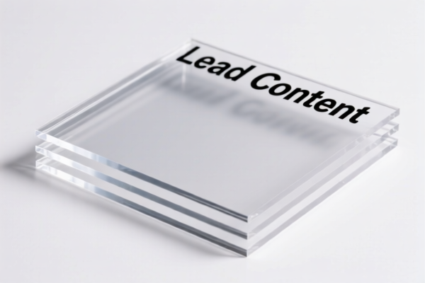 Image for High Lead Content Acrylic Transparent Sheet