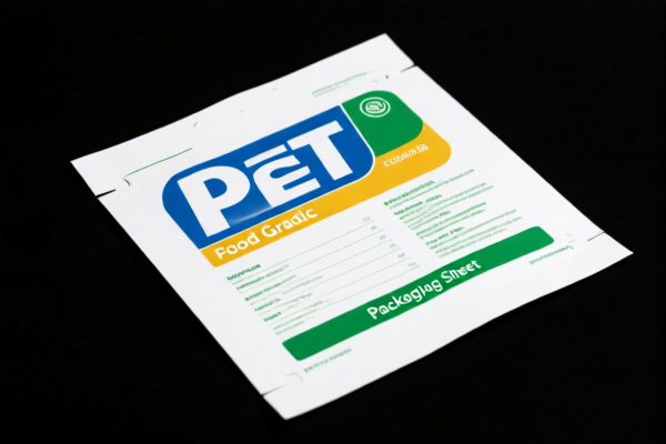 PET Plastic Food Grade Packaging Sheet