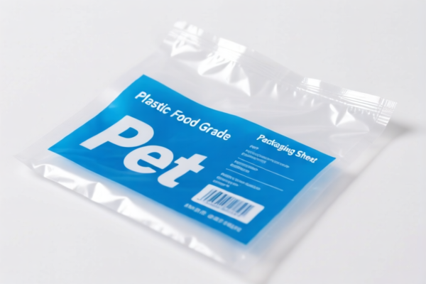 PET Plastic Food Grade Packaging Sheet