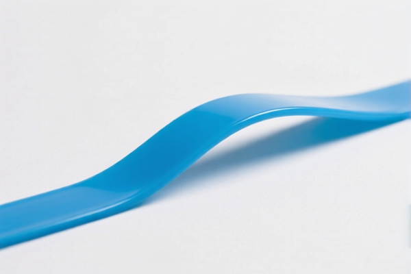 Flexible plastic strip