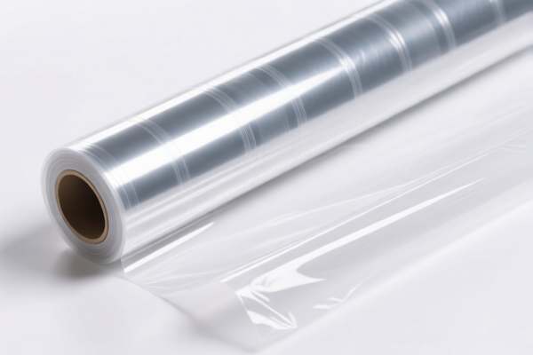 Flexible plastic barrier film
