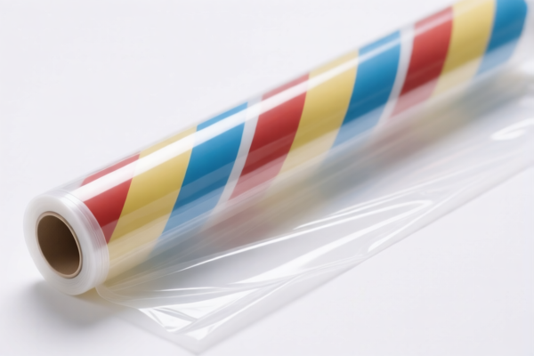 Flexible plastic barrier film