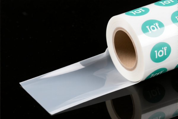Flexible plastic label film
