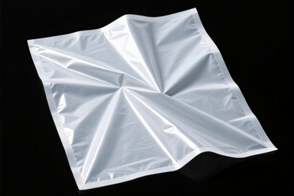 Flexible plastic packaging sheet