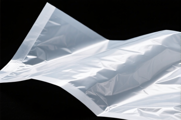 Flexible plastic packaging sheet