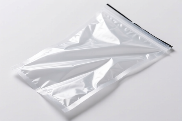 Flexible plastic packaging sheet