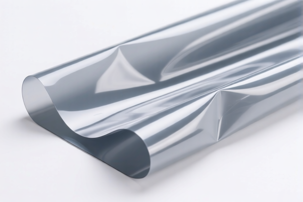 Flexible plastic sheet material