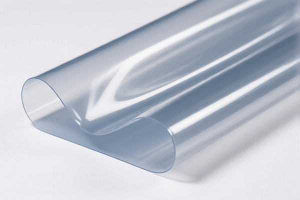 Flexible plastic sheet material