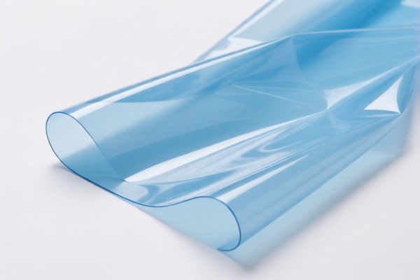 Flexible plastic sheet material
