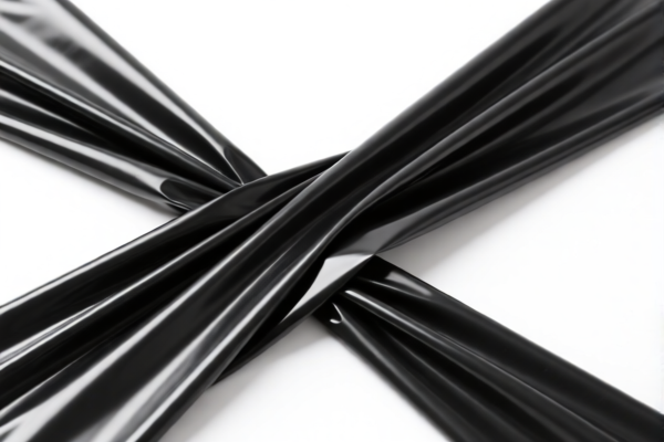 Flexible plastic stretch material