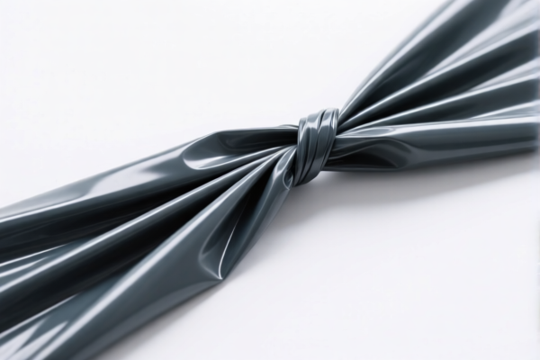 Flexible plastic stretch material