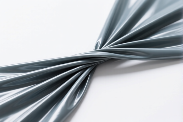 Flexible plastic stretch material