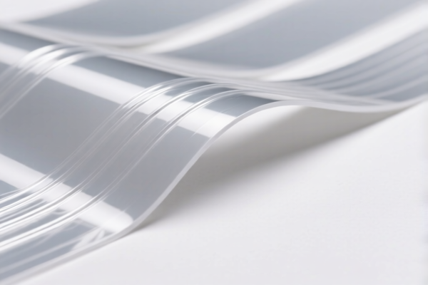 Flexible plastic strip material