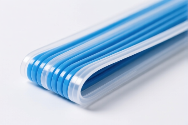 Flexible plastic strip material