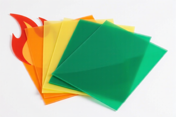 Flame retardant plastic sheets