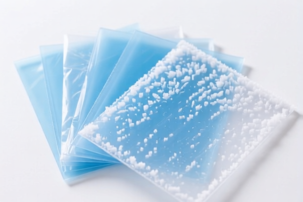 Frosted plastic sheets