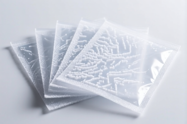 Frosted plastic sheets