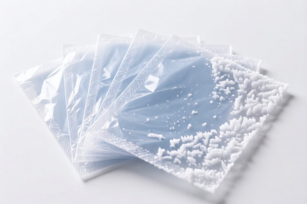 Frosted plastic sheets