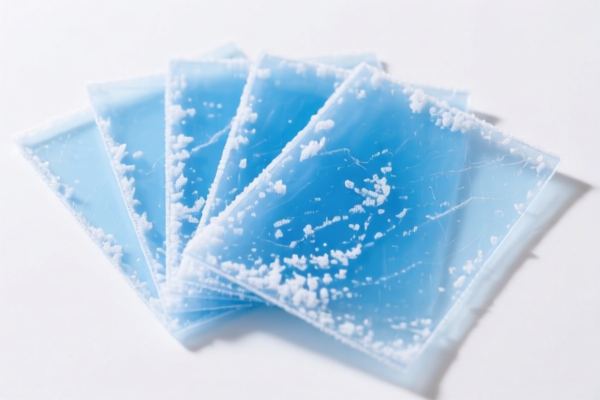 Frosted plastic sheets