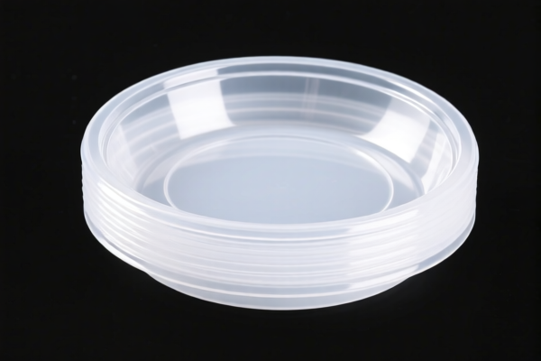Transparent plastic plates