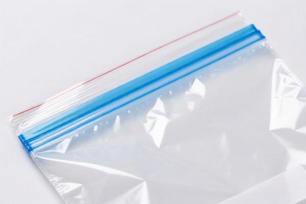 Polyethylene Reclosable Bags with Slider Seal