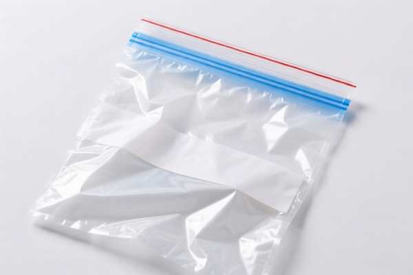 Polyethylene Reclosable Bags with Slider Seal