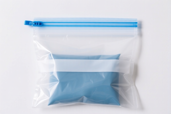 Polyethylene Zipper Bags with Slider