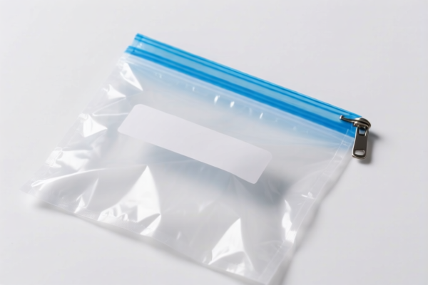 Polyethylene Zipper Bags with Slider