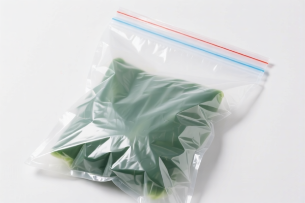 Polyethylene Food Grade Reclosable Bags